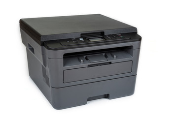 Office and home printer on a white background