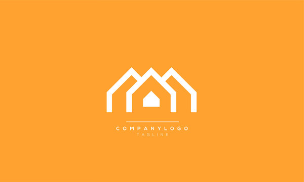 An Abstract House Roof Logo Design