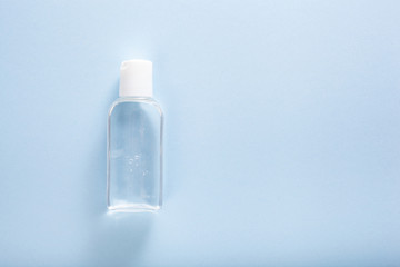 sanitizer disinfecting gel. protective measures against virus, bacteria