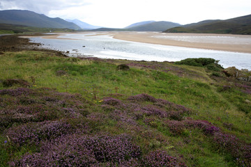 Scotland, UK - August 11, 2018: A river view, Scotland, Highlands, United Kingdom