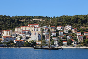 Fototapeta na wymiar Croatia views between Trogir and Split