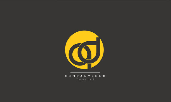 qd q d Letter Logo Alphabet Design Template Vector
