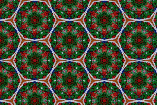 seamless pattern with flowers