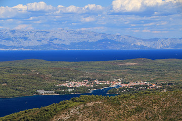 Stari Grad town in the end of Stari Grad Bay, Hvar Island, Croatia