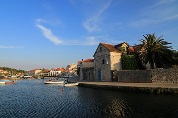 Fototapeta na wymiar Old Town of Vrboska, Hvar island, Croatia