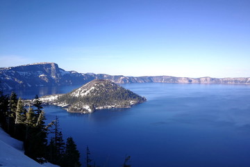Beautiful landscape of Crater Lake National Park