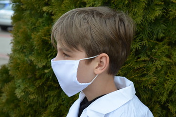 maseczka koronawirus , maseczka wirusowa , maska antywirusowa , koronawirus maska  , maska ochronnamaseczka, doktor, lek, medyczne, izolowany, zdrowie, pielęgniarka © Szymon