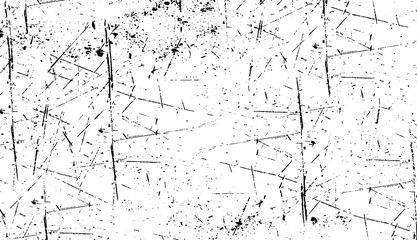 Scratched Grunge Urban Background Texture Vector. Dust Overlay Distress Grainy Grungy Effect. Distressed Backdrop Vector Illustration. Isolated Black on White Background. EPS 10.