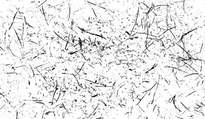 Scratched Grunge Urban Background Texture Vector. Dust Overlay Distress Grainy Grungy Effect. Distressed Backdrop Vector Illustration. Isolated Black on White Background. EPS 10.