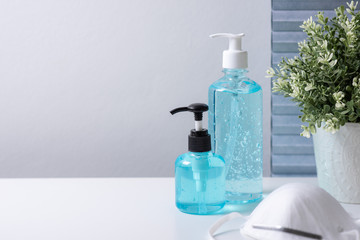 Alcohol gel for hand sanitize