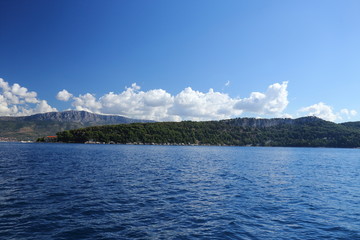 Croatia views between Trogir and Split