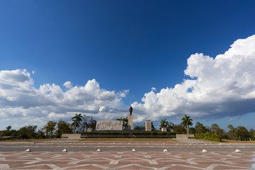 Esplanade in front of the Che Guevara Mausoleum is a monument in Santa Clara, Cuba.