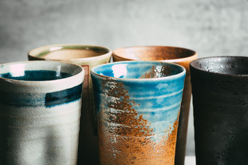 Japanese style pottery - obrazy, fototapety, plakaty