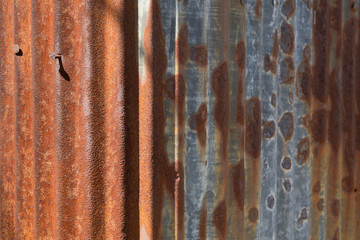 Rusted metal background