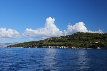Croatia views between Trogir and Split