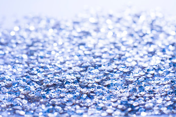 white and blue bokeh, lights. Colorful holiday background. Space for text