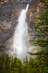 Takakkaw falls in Yoho National park in canadian Rocky Mountains, British Columbia, Canada