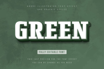 Obraz premium 3d Text effect, Editable text