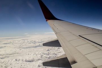 Fototapeta premium wing of an airplane