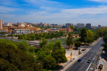Fototapeta na wymiar View of Valencia city, Spain