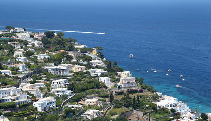 Naklejka premium Capri, Italy - View from above.
