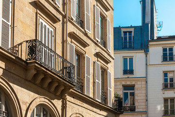 old-fashioned building in paris ,Europe