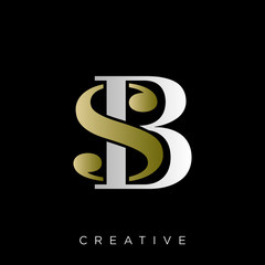 Obraz premium sb luxury logo design vector icon