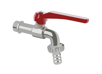 garden tap realistic vector illustration