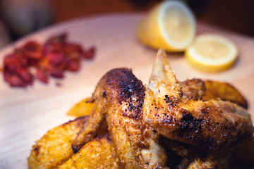 pollo con limone e peperoncino