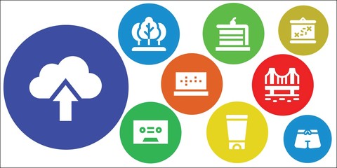 Modern Simple Set of background Vector filled Icons