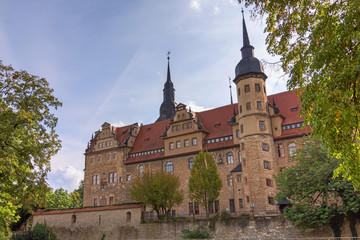 Schlossparkansicht des Merseburger Schlosses, Merseburg, Sachsen-Anhalt