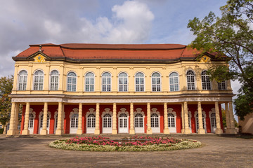 Der Schlossgartensalon im Schlosspark von Merseburg, Sachsen-Anhalt