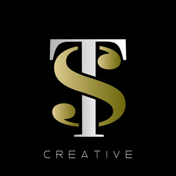 st luxury logo design vector icon