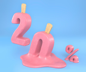 ice cream 20 percent discount