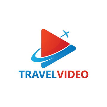 Travel Video Logo Template Design