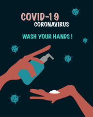 Coronavirus Wash your hands 