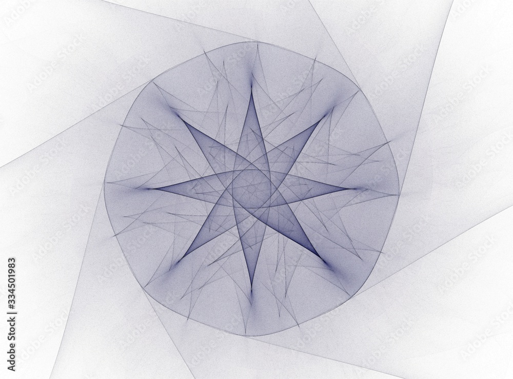 Aufkleber abstract fractal patterns and shapes. fractal texture for prints.