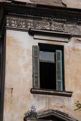 Ermou Street, Athens, Greece, April 2020: Neoclassical architecture in Athens