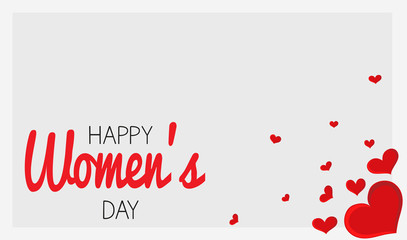 Background template for happy women day