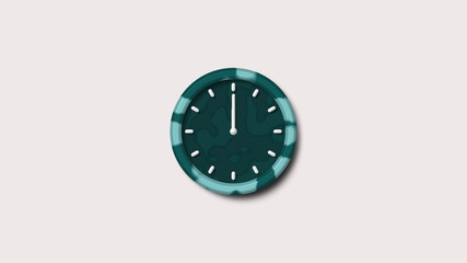 Top 3d clock icon,clock icon,White background 3d clock icon