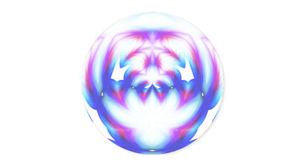 abstract shape fantasy multicolor red pink