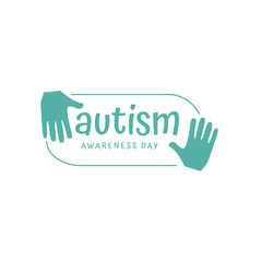 illustration,banner or poster of World autism awareness day.