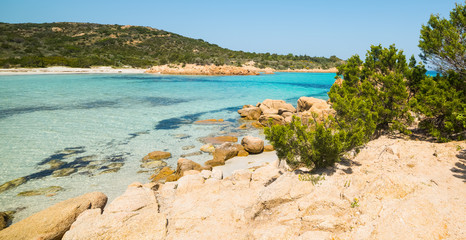 turquoise water in Spiaggia del Principe