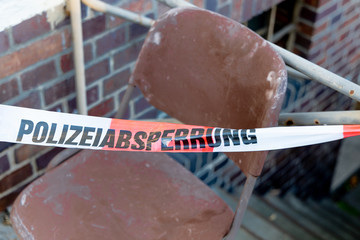 polizei absperrung