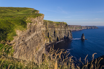 Look to the Cliffs of Moher evening