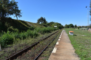 Obraz premium railway in the countryside