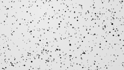 Dot white black pattern gradient texture background. Abstract  technology big data digital concept. 3d rendering.