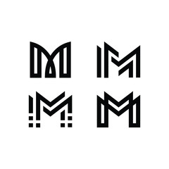 letter M custom for your company