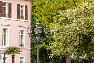 Fototapeta na wymiar Street scene in Baden-Baden