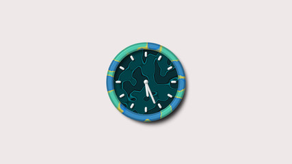 New army design clock icon,Blue dark army clock icon,clock icon,3d clock icon